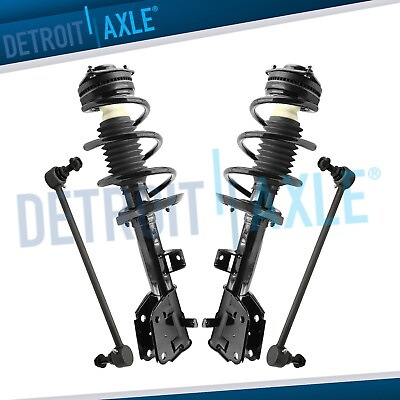 #ad Front Struts w Coil Spring Assembly Sway Bar Kit for 2017 2019 Chrysler Pacifica