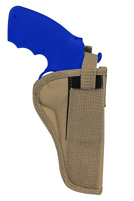 #ad New Barsony Desert Sand OWB Belt Holster for 4quot; Revolvers $29.99