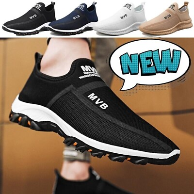 #ad Mens Breathable Sports Hiking Shoes Fashion Athletic Trainers Casual Sneakers