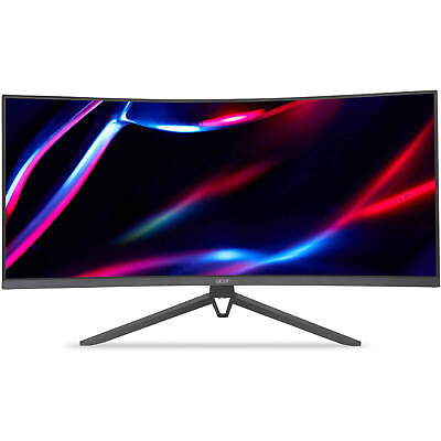 #ad Acer 34quot; Widescreen Gaming Monitor 3440x1440 165Hz 21:9 300Nit HDMI DisplayPort