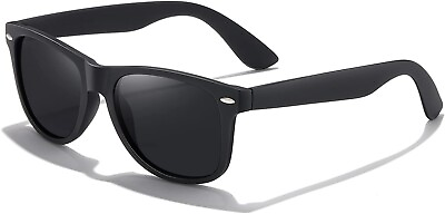#ad Sunglasses Men Polarized Sunglasses for Mens and WomensBlack Retro sun glasses