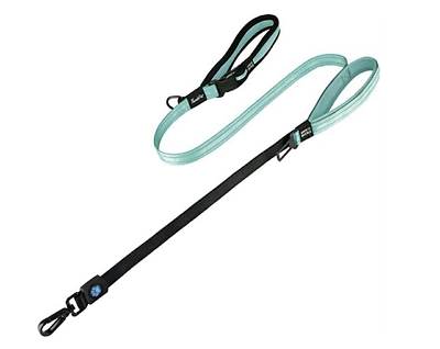 #ad ThinkPet Dog Leash –Traffic Control Double Handle Lead Padded Reflective 5 ft