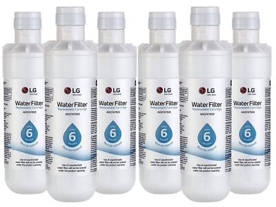 #ad 6 4 2 PACK LG LT1000P ADQ747935 Refrigerator Water Filter Replacement USA $59.99