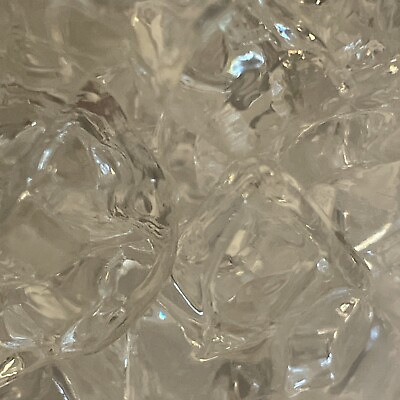 #ad 72 chips quot;Crystal Clear Polar Icequot; for flowers and decoration