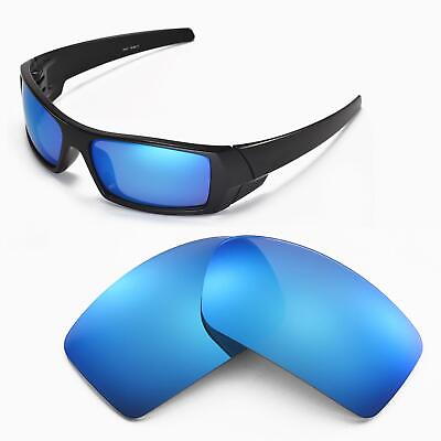 #ad New Walleva Ice Blue ISARC Polarized Replacement Lenses for Oakley Gascan