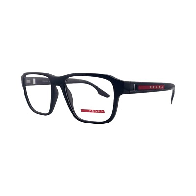 #ad Prada Linea Rossa PS 04NV Black Eyeglasses Frames 54mm 17mm 145mm 1AB 1O1