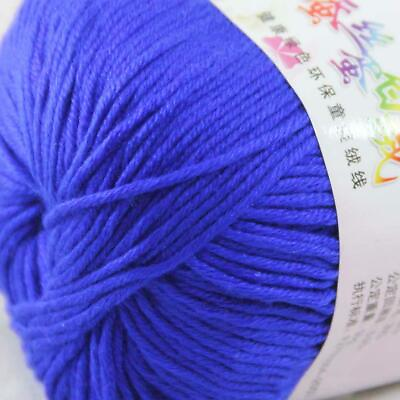 #ad AIPYARN 1Skeinsx50g Soft Cashmere Silk Velvet Baby Hand Knitting Crochet Yarn 14