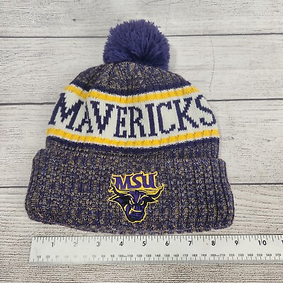 #ad MSU Mavericks Minnesota State New Era Knit Winter Hat Beanie Brand New