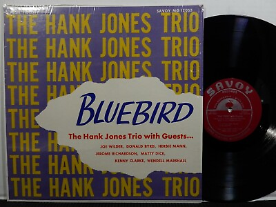 #ad HANK JONES TRIO Bluebird LP SAVOY MG 12053 MONO DG RVG 1955 Jazz KENNY CLARKE