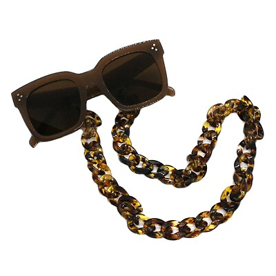 #ad Sunglasses Neck Strap Thick Acrylic Chain Glasses Holder Cords