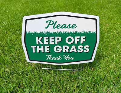 #ad Double Sided Please Keep Off Grass Yard Sign with Stake 1pk 2pk 3pk 4pk 6pk