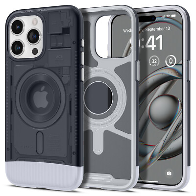#ad For Apple iPhone 15 Pro Max Case iPhone 15 Pro Spigen Classic C1 MagFit