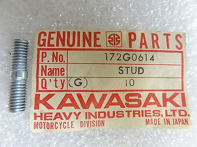 #ad Kawasaki NOS NEW 172G0614 Stud 6x14 W1 W2 EN ER EX KAF ZG ZL ZR ZX