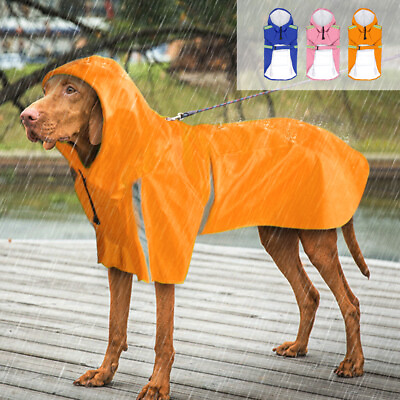 #ad Dogs Waterproof Jacket Lightweight Dog Raincoat Windproof Snow Proof Dog Vest