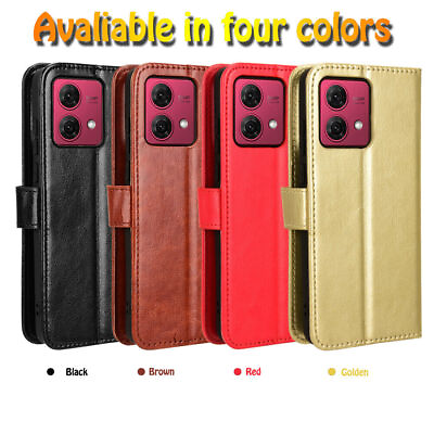#ad For MOTO G Power 5G 2024 G84 G54 Leather Phone Case Card Stand Cover Flip Wallet