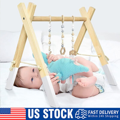 #ad Baby Play Gym Wooden Play Gym for Baby 0 6 Months Wooden Baby Play Gym