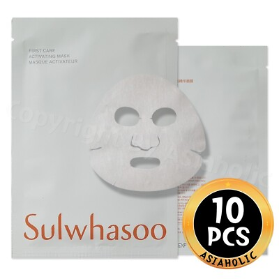 #ad Sulwhasoo First Care Activating Mask 25g x 10pcs Anti aging Mask Newest Version