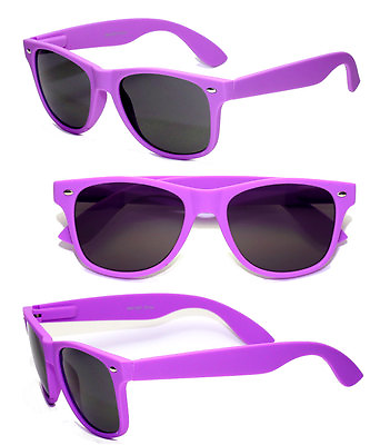 #ad Retro Classic Square Frame Discounted Sunglasses Purple WF12