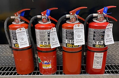 #ad FIRE EXTINGUISHER 10lb ABC Scratch amp; Dirty set of 4