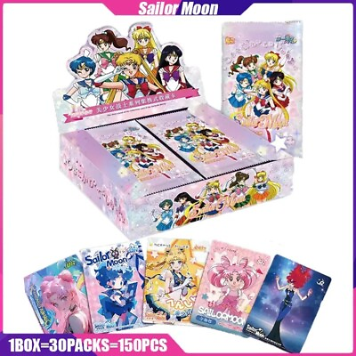 #ad Sailor Moon Trading Card Game Premium Collector#x27;s CCG 30 Pack Booster Box