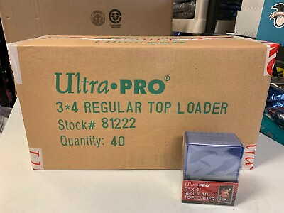 #ad 1000 Ultra Pro Regular 3x4 Toploaders sealed case Brand New top loaders 81222