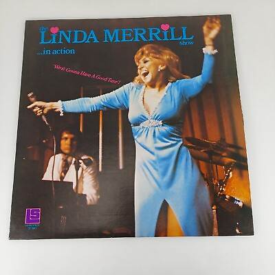 #ad The Linda Merrill Show We#x27;re Gonna Have a Good Time 1975 Stereo LP Signed Jacket