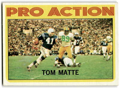 #ad Topps 1972 Topps #131 Tom Matte Baltimore Colts