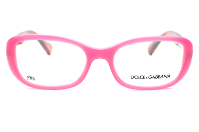 #ad Dolce amp; Gabbana DG1247 2599 Pink Designer Havana Brown Luxury Eyeglasses 52mm