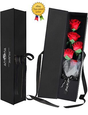 #ad PARAROSE Mother’s Day Birthday Roses Gift for her Handmade Rose Flowers in Box