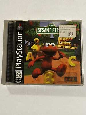 #ad Sesame Street: Elmo#x27;s Letter Adventure Sony PlayStation 1 1999