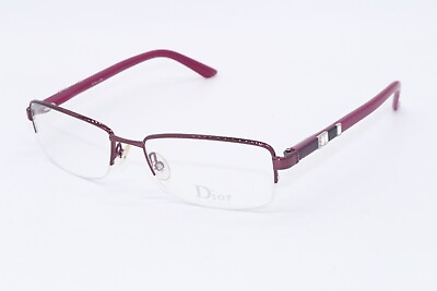 #ad NEW CHRISTIAN DIOR CD 3697 H0Q PINK CRYSTALS AUTHENTIC FRAMES EYEGLASSES 54 17