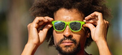 #ad Tifosi Optics SWANK Sport Sunglasses Satin Electric Green Bright Blue Lens