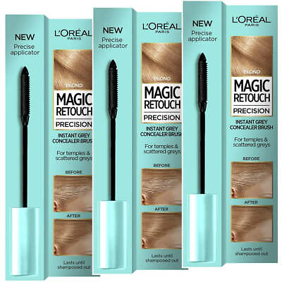 #ad 3x LOreal Magic Retouch Precision Hair Makeup Blonde Shades Makeup Warehouse