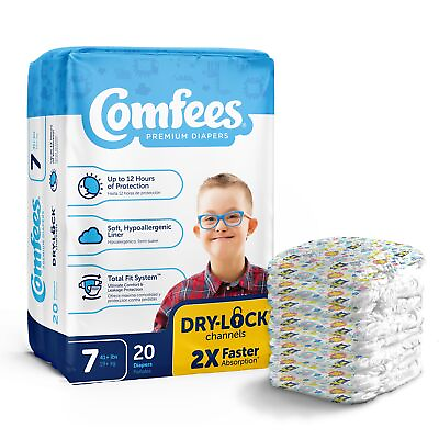 #ad Comfees Baby Baby Diaper Size 7 Over 41 lbs. CMF 7 80 Ct