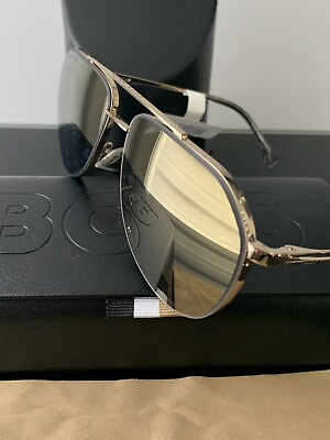 #ad Boss Mens aviator sunglasses gold 1326 S 60mm New 100% Authentic