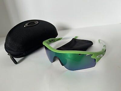 #ad #ad NEW Custom 100% Oakley Radarlock Path Matte Spring Green Jade Iri. sunglasses