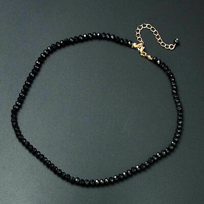 #ad Charm Women Black Crystal Clavicle Choker Necklace Pendant Party Jewelry Gift