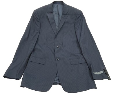 #ad New $450 Perry Ellis Portfolio 100% Wool Sport Coat Blazer Jacket Mens 42 T