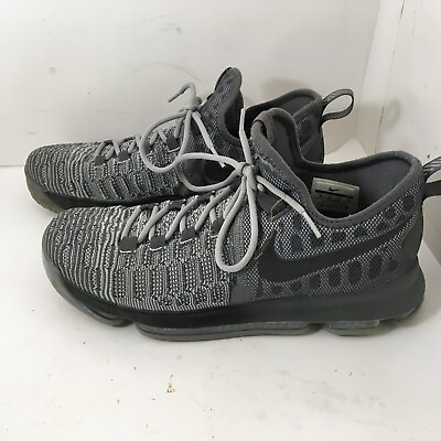 #ad Nike KD 9 Sneakers Men#x27;s Size 10 Battle Grey 843392 002 Lace Up Low Basketball
