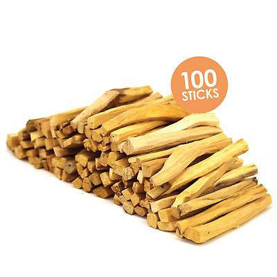 #ad 100 Palo Santo sticks holy wood 100 % natural balsamic scented incense Ecuador