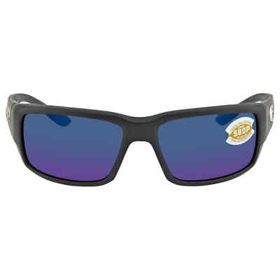 #ad Costa Del Mar Fantail Blue Mirror Polarized Medium Fit Sunglasses TF 11 OBMP
