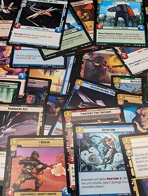 #ad 1000 NM Star Wars Unlimited Spark of Rebellion Card Bulk Lot Common Uncommon