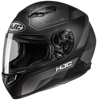 #ad HJC CS R3 Inno Motorcycle Helmet Gray Black SM MD LG XL XXL Full Face DOT BK MC