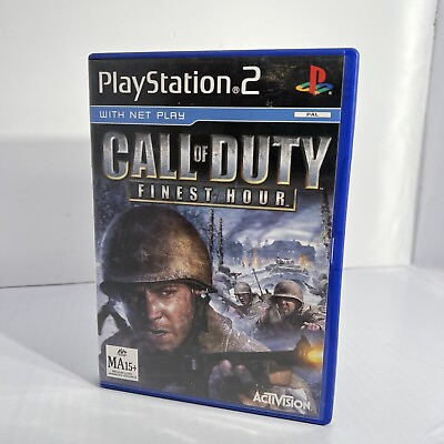 #ad Call of Duty Finest Hour PS2 Sony PlayStation Game Free Post PAL