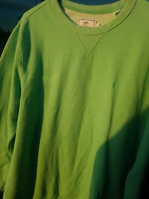 #ad Southern Tide Mens Sweater Medium M Mint Green Crew Pullover Sweatshirt