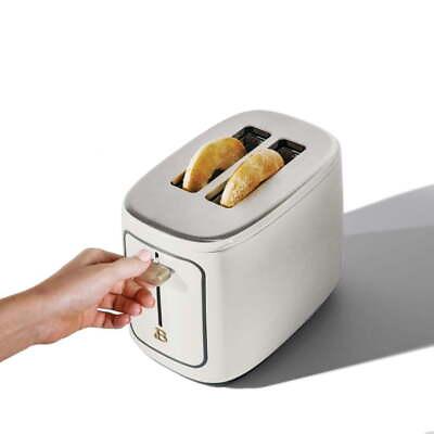 #ad Beautiful 2 Slice Touchscreen Toaster 2.97 lb White