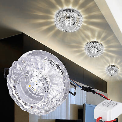 #ad 3W Embedded LED Downlight Ceiling Living Room Lamp Spotlights Warm Light New