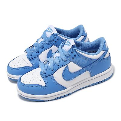 #ad Nike Dunk Low PS University Blue Kids Preschool Casual Shoes Sneakers CW1588 103
