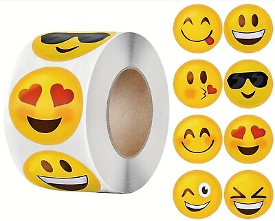 #ad 10 pcs Emoji Stickes