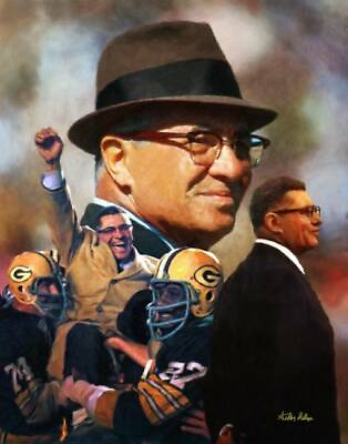 #ad Poster Vince Lombardi Green Bay Packers NFL Football 3 Sizes Imagekind